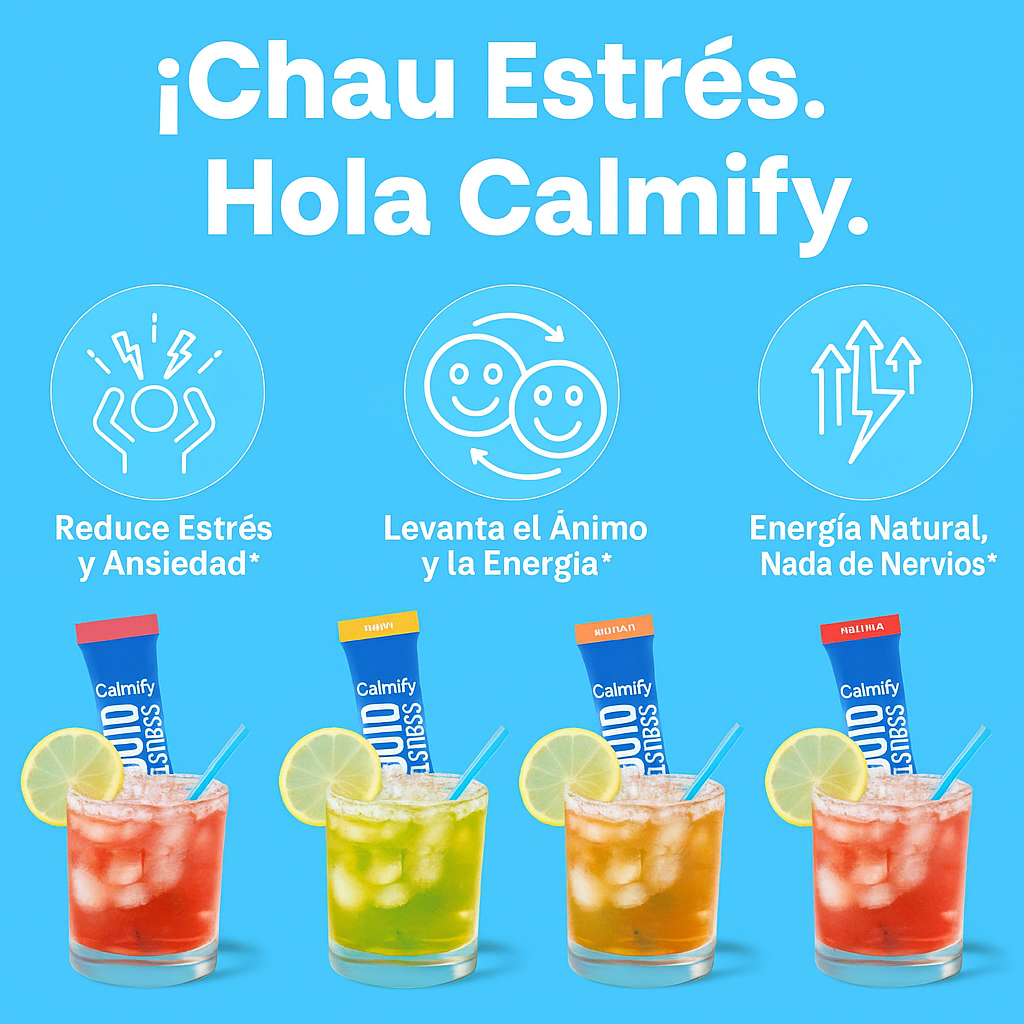 CALMIFY | REDUCE ESTRÉS Y CORTISOL DE FORMA NATURAL