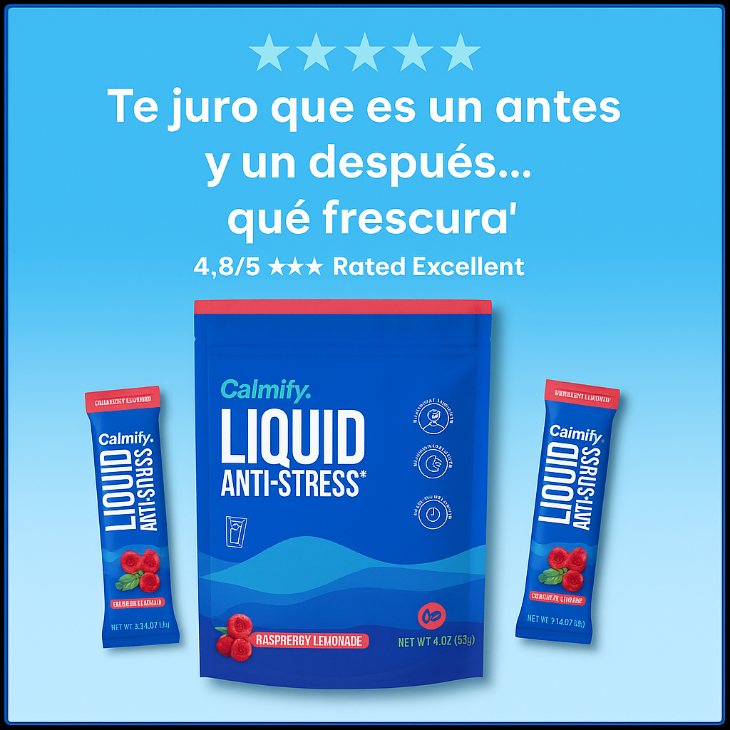 CALMIFY | REDUCE ESTRÉS Y CORTISOL DE FORMA NATURAL